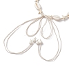 Waxed Cotton Waist Beads NJEW-JN04634-01-5