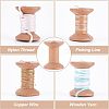 Wood Sewing Embroidery Thread Spool ODIS-WH0029-18-6