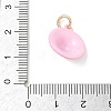 Brass Enamel Pendants KK-CBA1122-01G-06-3