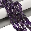 Natural Amethyst Beads Strands X-G-P497-01E-45-2