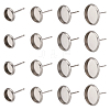 Craftdady 304 Stainless Steel Stud Earring Settings STAS-CD0001-01P-1