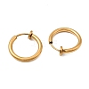 Ion Plating(IP) 304 Stainless Steel Clip-on Earrings EJEW-P232-01G-2