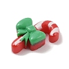 Opaque Christmas Theme Resin Cabochons RESI-H162-06H-2