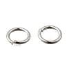Brass Open Jump Rings KK-B147-03D-P-3