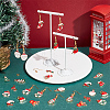 Christmas Theme DIY Alloy Enamel Dangle Earring Making Kit DIY-SC0025-87-4
