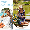 2Pcs 2 Colors Polyester Camellia Brooches JEWB-FG0001-64B-5