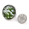 Round Glass Brooches LS-JEWB-A022-02D-2