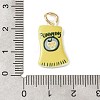 Baking Paint Brass Pendants KK-C171-01D-3