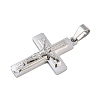 Jesus Theme 304 Stainless Steel Pendants STAS-D387-01C-P-2