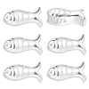 6Pcs 925 Sterling Silver Beads STER-PH0004-80-1