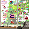 8 Sheets 8 Styles PVC Waterproof Wall Stickers DIY-WH0345-205-5