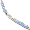 Glass Beaded Necklaces NJEW-P297-01G-02-2