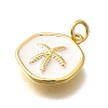 Brass Enamel Pendants X-KK-Q043-11G-B-3