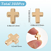 300Pcs CCB Plastic Beads FIND-SP0003-31G-2