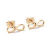 304 Stainless Steel Stud Earrings EJEW-K082-02G-2