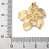 316 Stainless Steel Rhinestone Pendants STAS-K258-39F-G-3