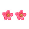 Acrylic Stud Earrings WH-WGDDCF2-02-1