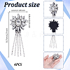Glass Clothing Patches PATC-WH0028-026E-2