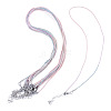 10Pcs Cotton & Metallic Cord Necklace Making NJEW-TAC0054-2