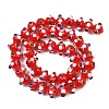Handmade Bumpy Lampwork Beads Strands LA-CBA05D6-01-04-2