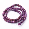 Natural Lepidolite/Purple Mica Stone Beads Strands G-F626-01-B-2