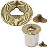 Alloy Candle Lids DIY-WH0308-966AB-1