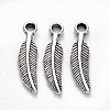 Tibetan Style Alloy Pendants TIBEP-S319-075AS-RS-2