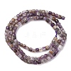 Faceted Natural Amethyst Beads Strands G-RM250101-E21-01-5