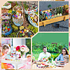 Luminous Resin Fruits Display Ornaments RESI-WH0092-005-5