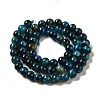 Grade AB+ Dyed Natural Tiger Eye Beads Strands X-G-G102-A02-02-3