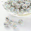 Polymer Clay Rhinestone Beads RB-H284-14MM-M-2