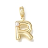 Brass Pendants KK-E806-01G-R-1