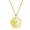 201 Stainless Steel Initial Pendants Necklaces NJEW-S069-TN508-P-1