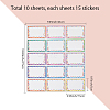 PVC Self Adhesive Stickers DIY-WH20007-64E-2