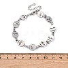 304 Stainless Steel Skull Link Bracelets for Men & Women BJEW-D042-25P-5