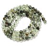 Natural Prehnite Beads Strands G-G161-A12-03-3