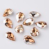 Faceted Teardrop K9 Glass Rhinestone Cabochons RGLA-I001-18x13mm-M-2