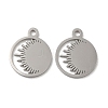 Non-Tarnish 304 Stainless Steel Charms STAS-J042-16P-1