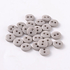 2-Hole Flat Round Resin Sewing Buttons for Costume Design BUTT-E119-34L-05-1