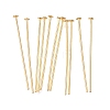Brass Head Pins KK-CBA1A60-11A-G-1