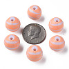 Opaque Striped Acrylic Beads MACR-S373-27B-08-5