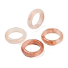 Natural Xinjiang Golden Silk Jade Finger Rings for Women RJEW-G360-01A-4