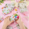 20Pcs 4 Styles Polycotton(Polyester Cotton) Printed Packing Pouches Drawstring Bags ABAG-TA0002-10-7