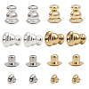 CHGCRAFT 40Pcs 4 Style Brass Bullet Ear Nuts KK-CA0002-21-1