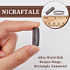 Unicraftale 10Pcs Alloy Waist Belt Keeper Rings FIND-UN0002-98B-4