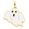 Halloween Theme Brass Enamel Pendants KK-S401-05G-A-1