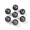 Spray Painted Acrylic Beads MACR-Q154-10mm-N05-1