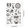 Boho Style Feather Plastic Clear Stamps DIY-WH0584-0002-2