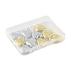 10Pcs 2 Colors Rack Plating Brass Locket Pendants KK-FS0001-89-6