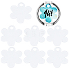 8Pcs Acrylic Heat Transfer Big Pendants FIND-SP0003-09D-1